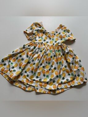 Mila & Rose Pineapple Print Cotton Dress 12-24m